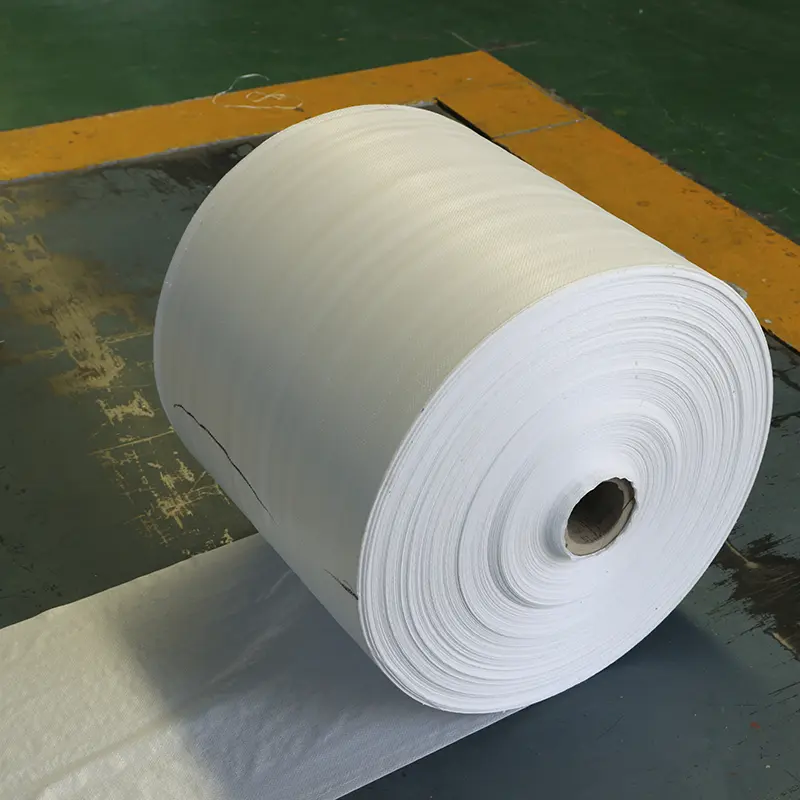 China Factory customization PP Woven Fabric in Tubular Roll Sack Roll PE/PP Woven Fabric Laminated