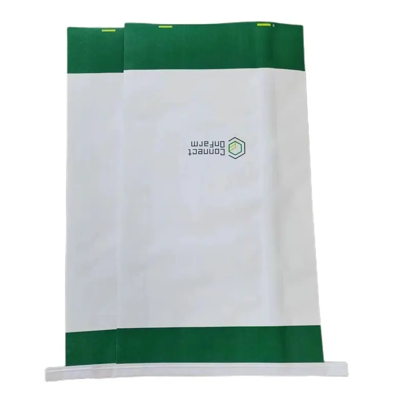 New design laminated plastic pp polypropylene woven kraft paper bag