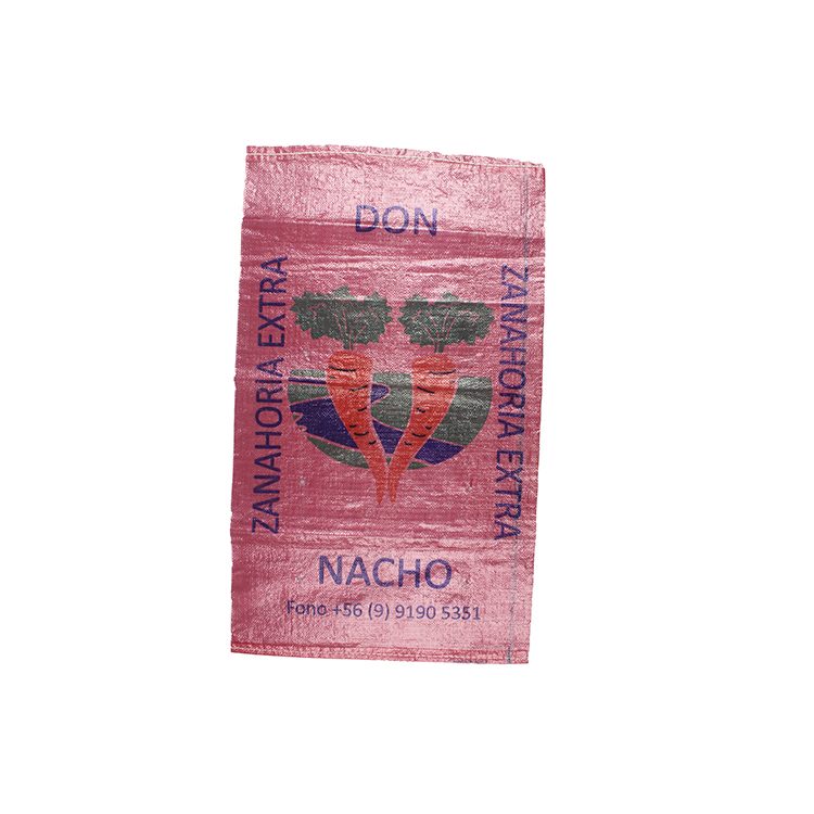 Polypropylene red 25kg 50kg pp woven bag with printed for storing carrots