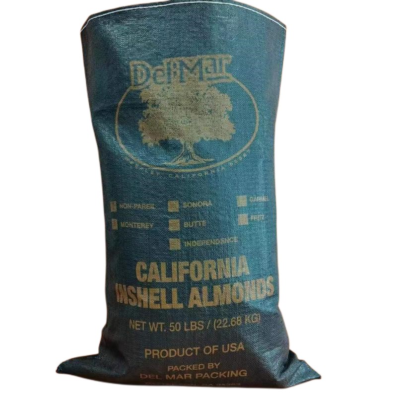 Wholesale High Quality Customisable Black PP Plastic Woven Bag 30kg 50kg Rice Bag