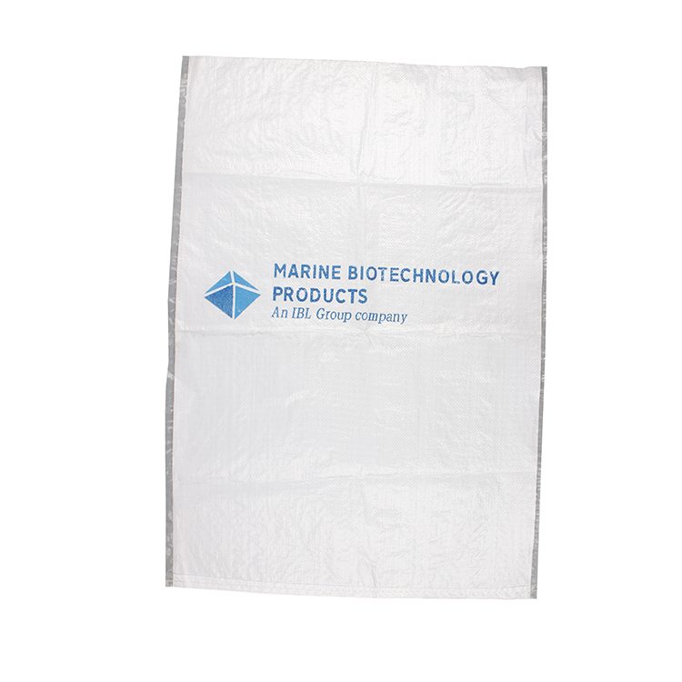 White waterproof custom printed laminated pp woven bag for product storage